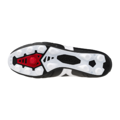 MORELIA II PRO NERA BIANCO ROSSO MIZUNO 40 ANNI