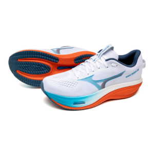 WAVE RIDER 30 BIANCA ORANGE RUNNING MIZUNO